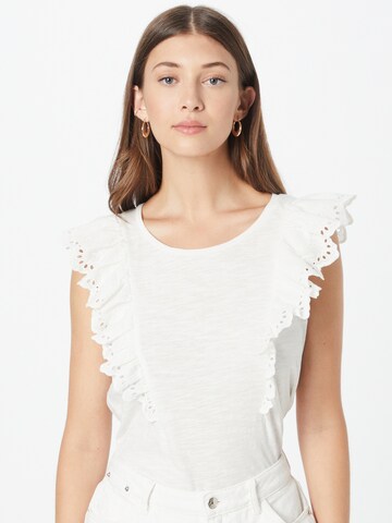 Lindex Top 'Lana' in White: front