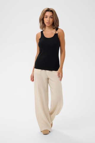 Cream Top 'CRRibba' in Black