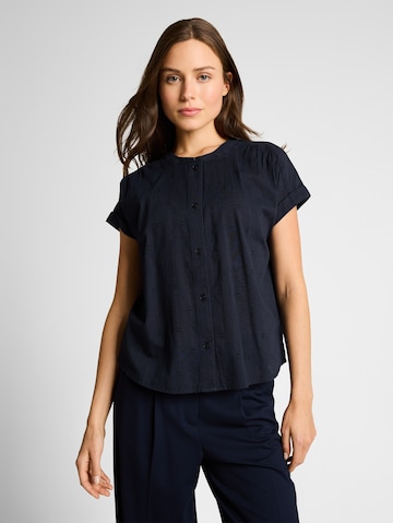 TOM TAILOR Blouse in Blauw: voorkant