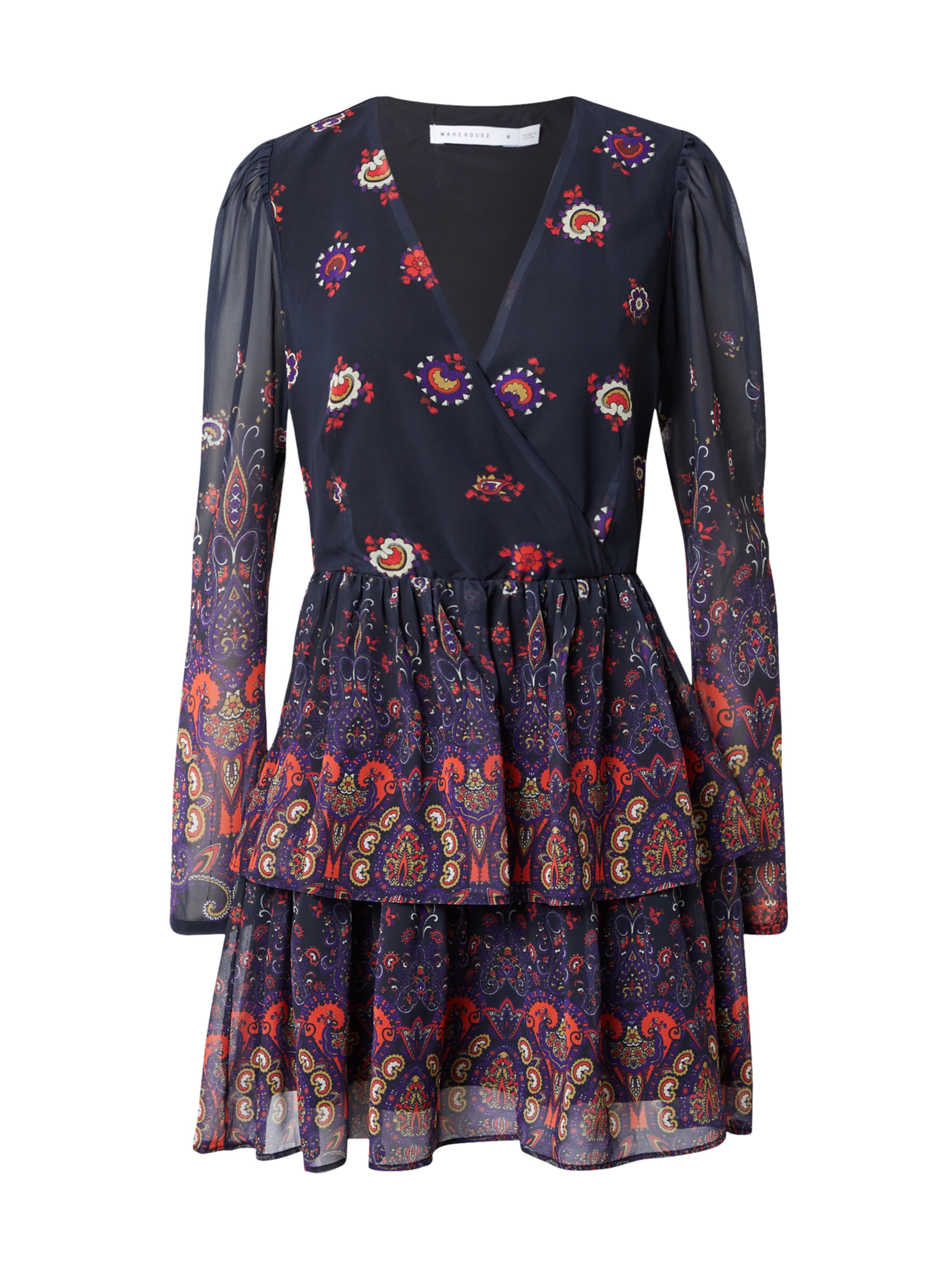 Warehouse Šaty - Čierna: predná strana