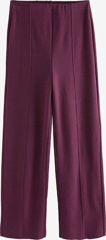 Wide leg Pantaloni de la Next pe mov: față