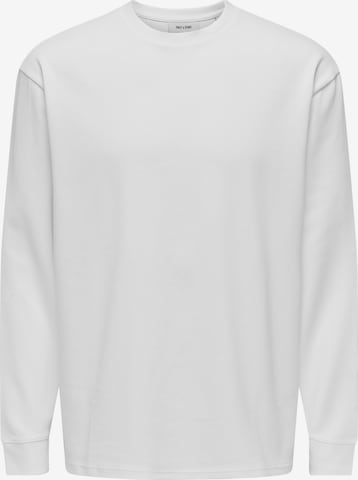 Maglietta 'ONSCASPIAN' di Only & Sons in bianco: frontale