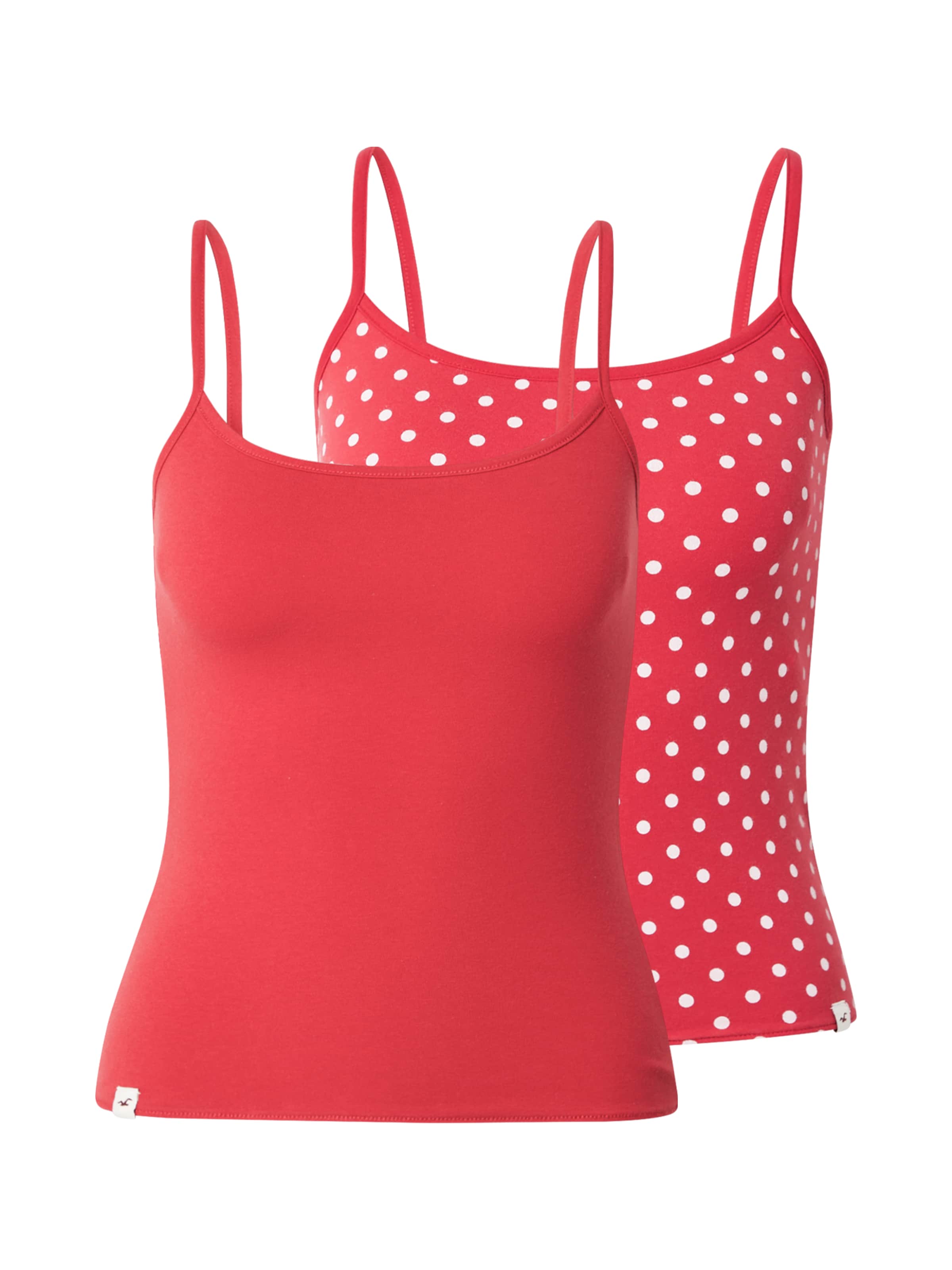 HOLLISTER Top – červená: přední strana