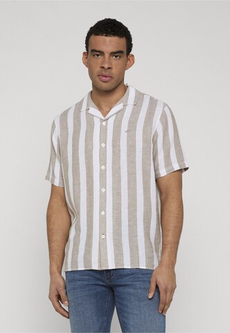 INDICODE JEANS Regular fit Overhemd 'INCarlui' in Groen: voorkant