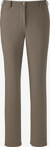 Goldner Regular Broek 'Carla' in Bruin: voorkant