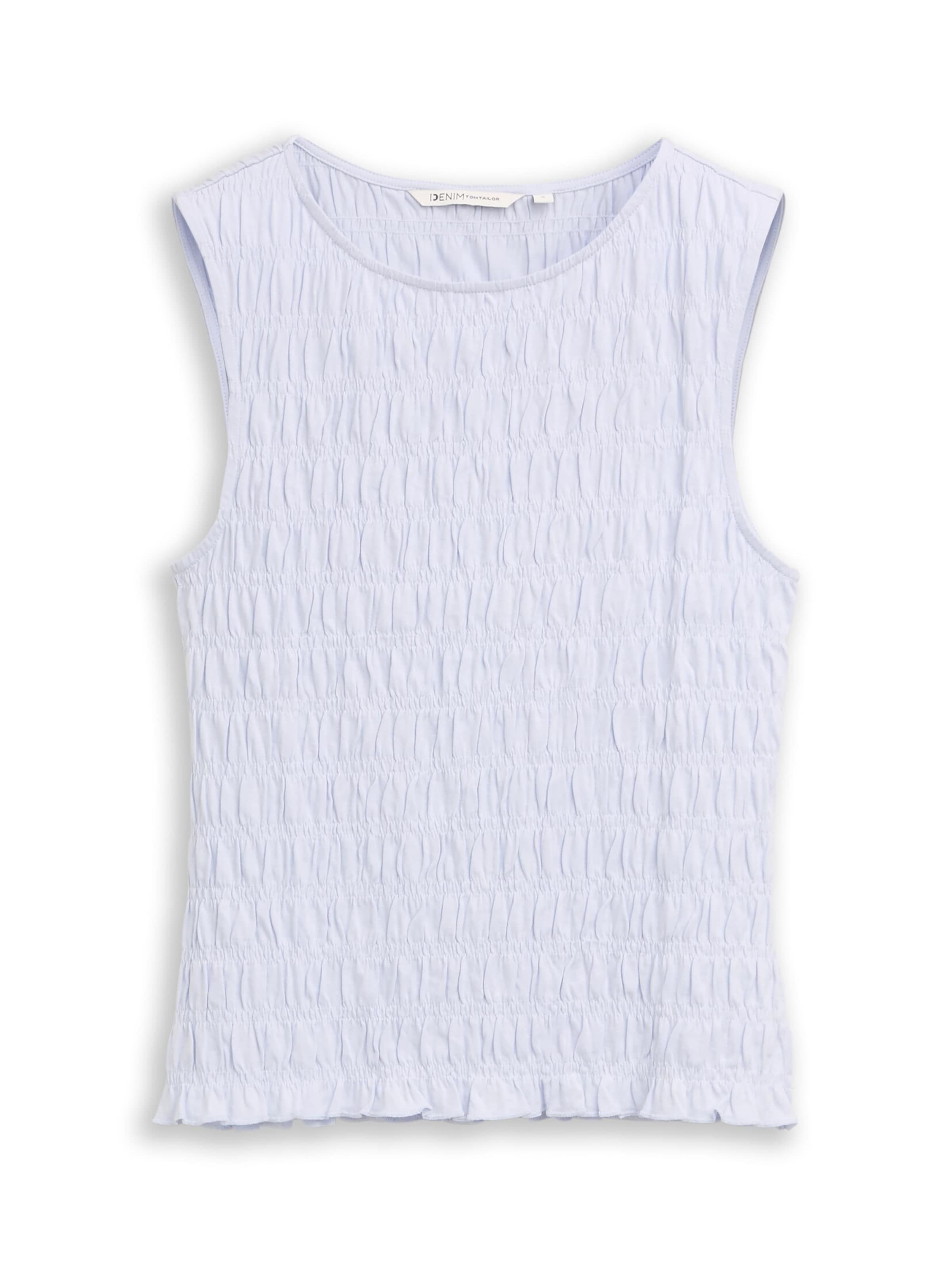 TOM TAILOR DENIM Top in Blauw: voorkant