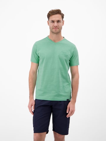 T-Shirt LERROS en vert : devant