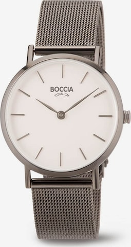 Boccia Titanium Uhr in Silber: predná strana