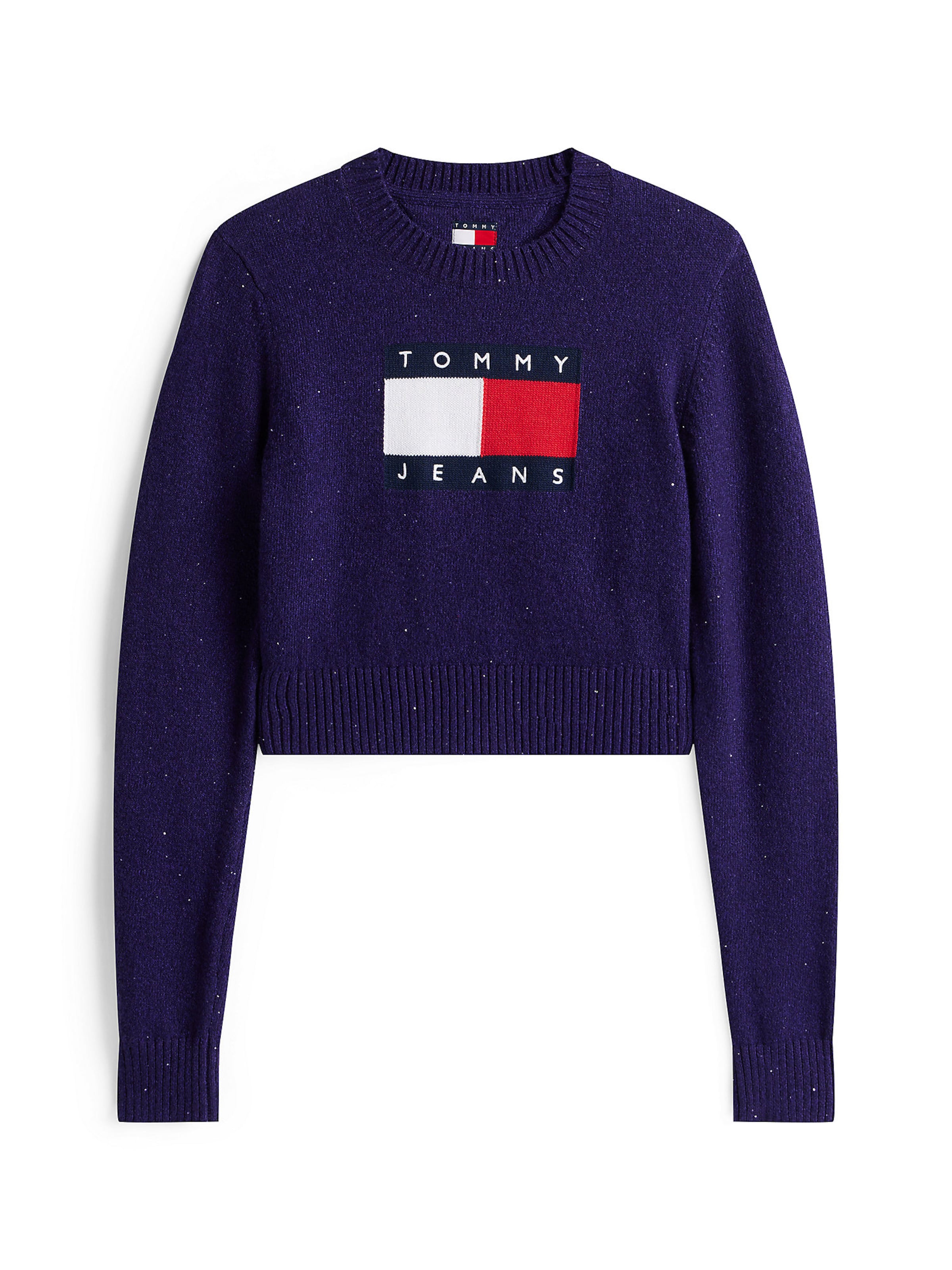 Tommy Jeans Sweater in Purple: front