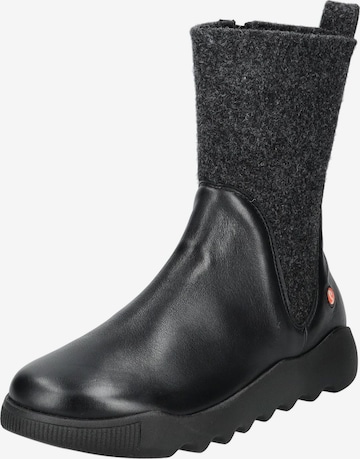 Softinos Stiefel in Schwarz: Vorderseite