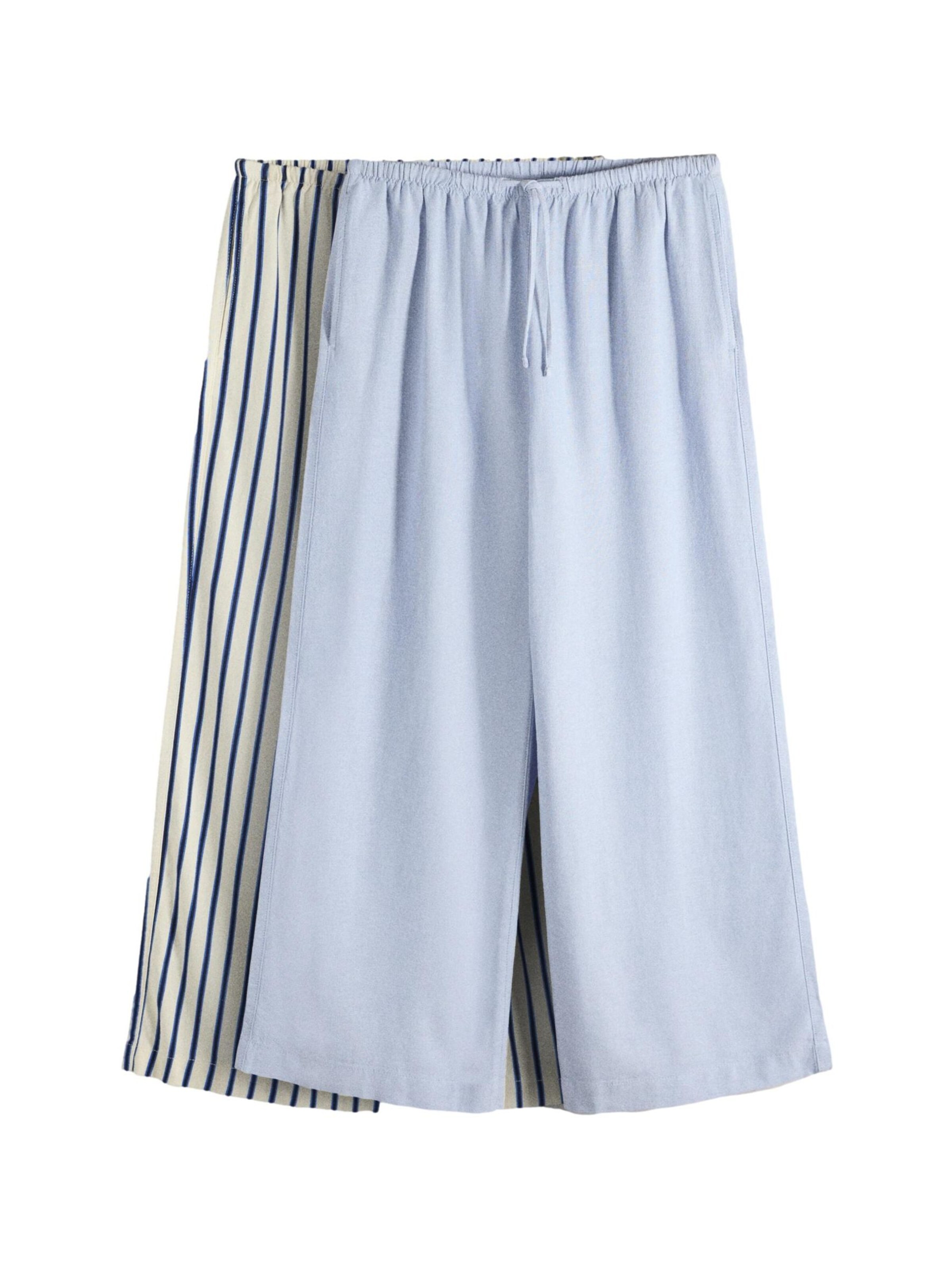 Wide leg Pantaloni di The Set in blu: frontale
