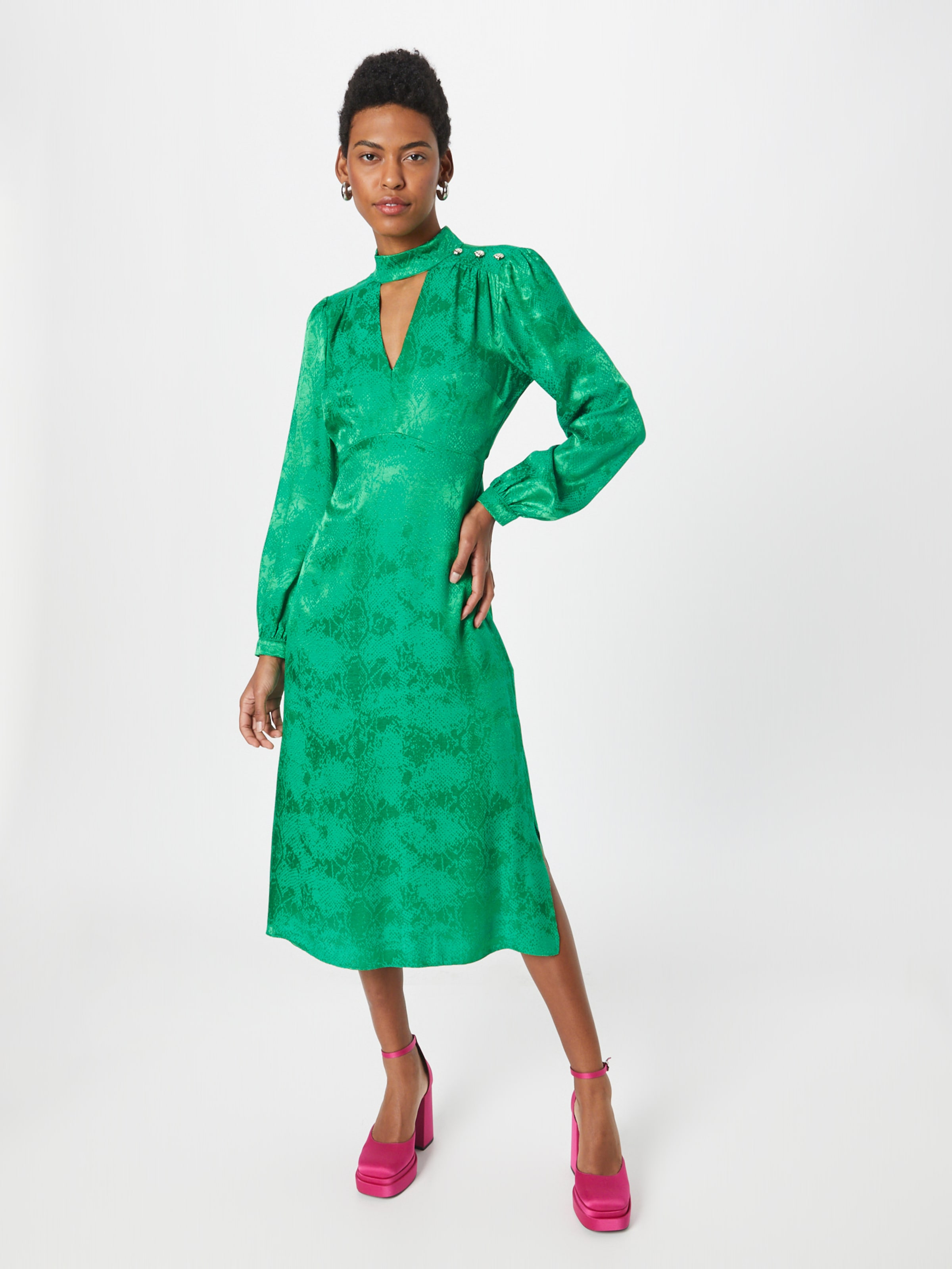 River Island Shirt dress in Dark Green ABOUT YOU
