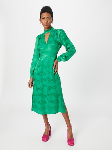 River Island Shirt Dress in Green: front