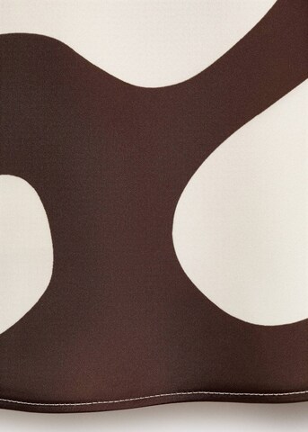 MANGO Kleid 'Just' in Braun
