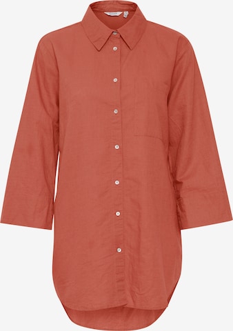 b.young Blouse in Rood: voorkant