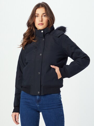 HOLLISTER Winter Jacket in Black: front