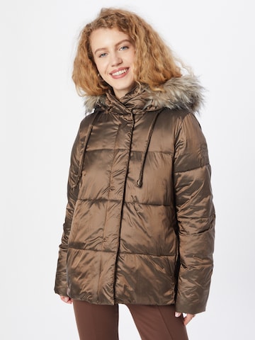 Soccx Winter Jacket in Brown: front