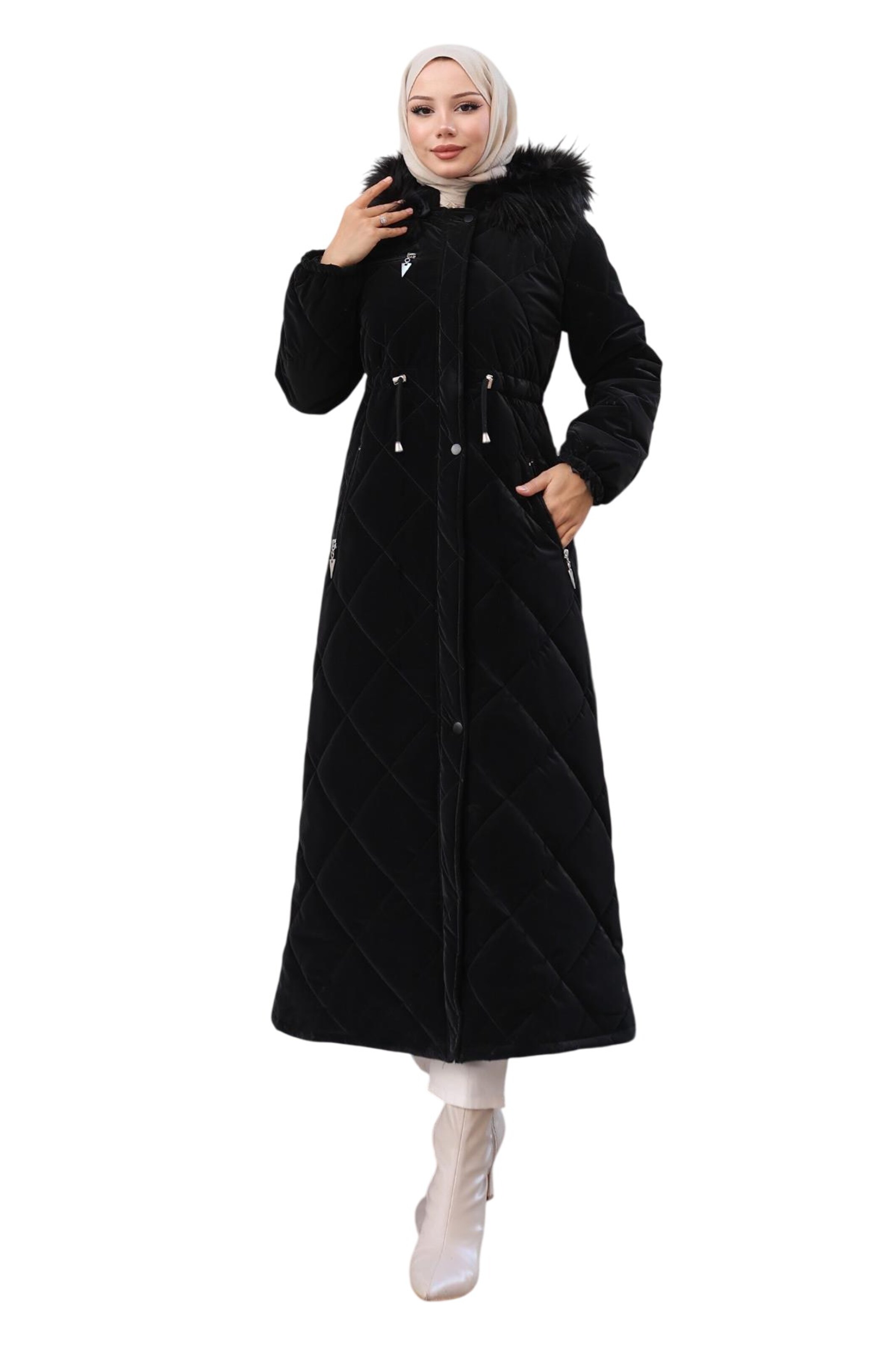 MODAMIHRAM Winter coat in Black