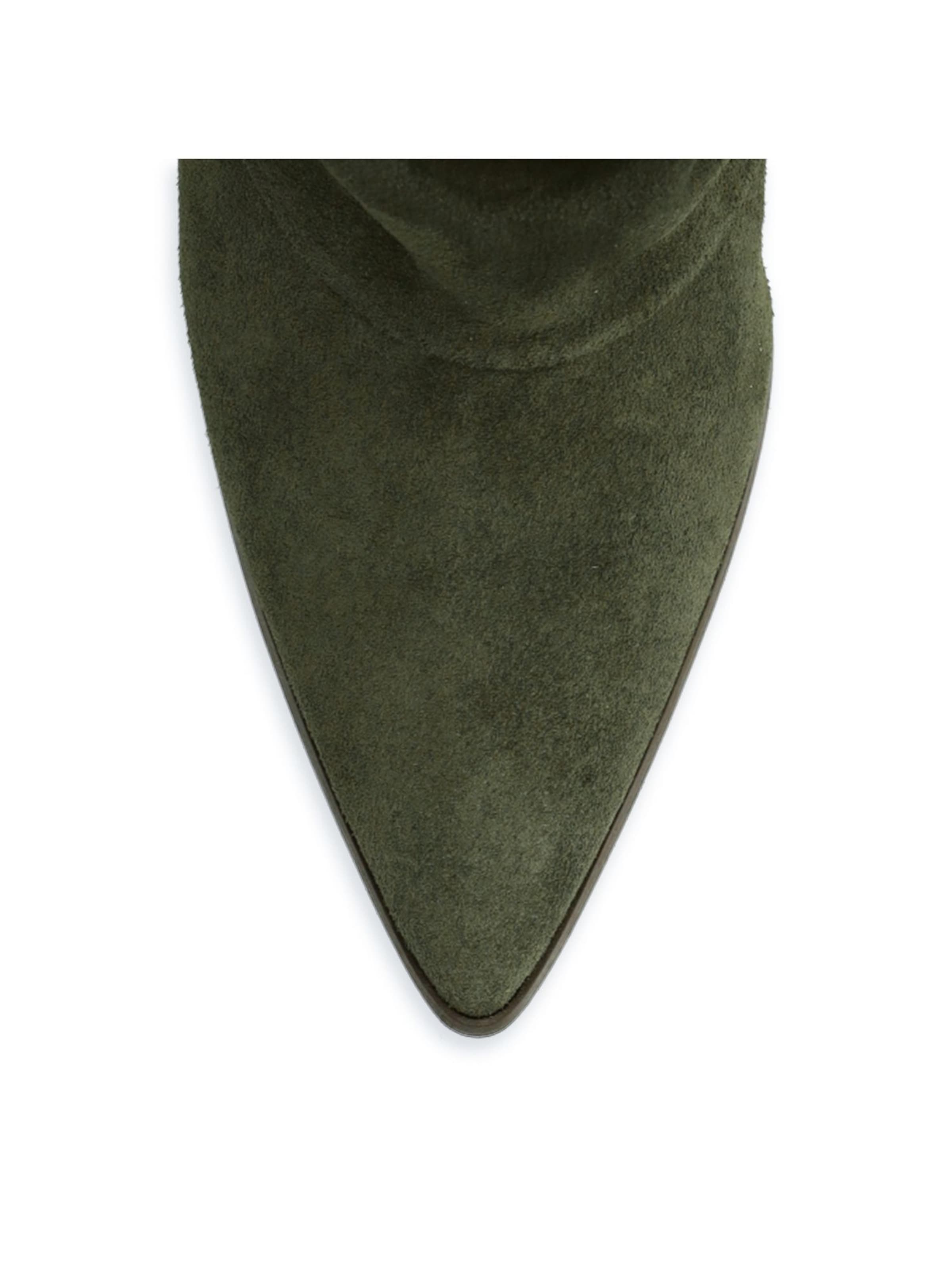 MANFIELD Stiefelette in Grün