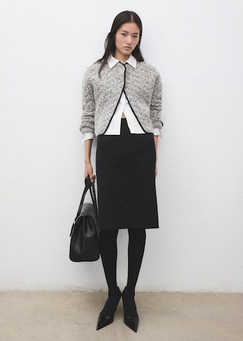 MANGO Knit Cardigan 'Javi' in Black