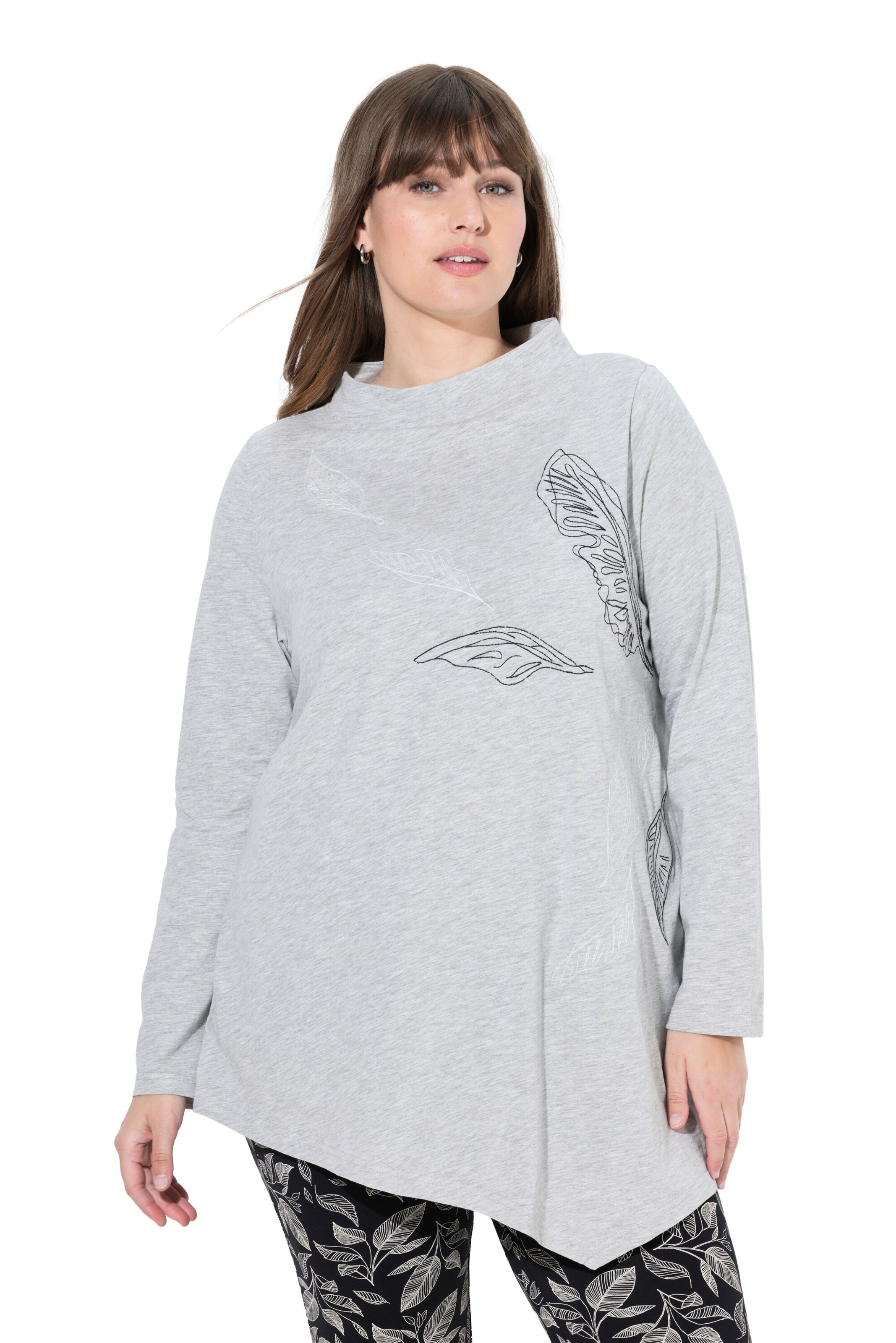 Ulla Popken Shirt in Grey: front