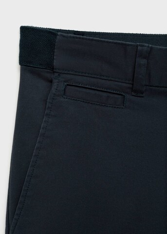 MANGO MAN Tapered Chino Pants 'Prato' in Blue