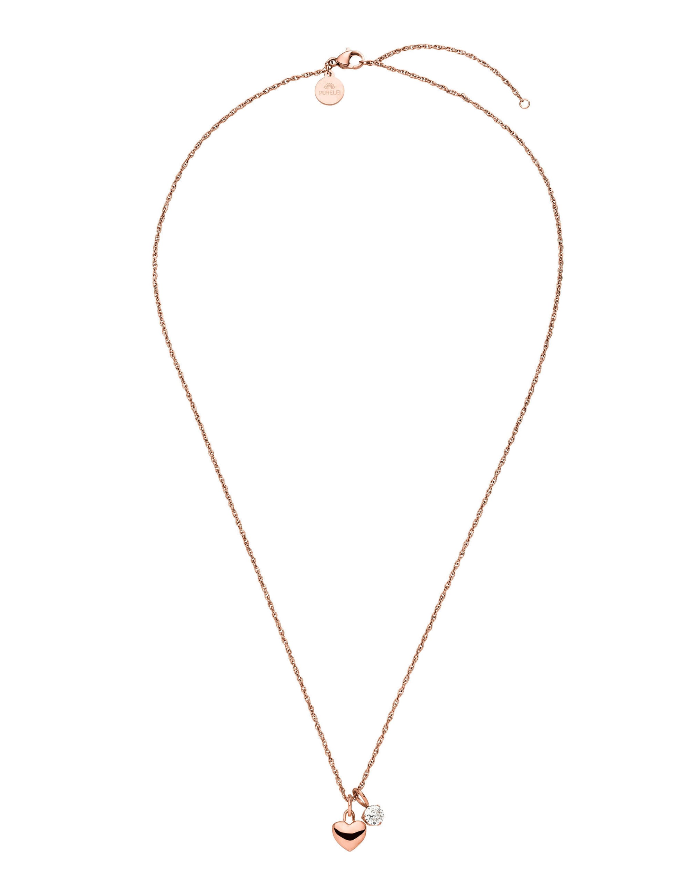 PURELEI Ketting 'Brave' in de kleur Rose-goud, Productweergave