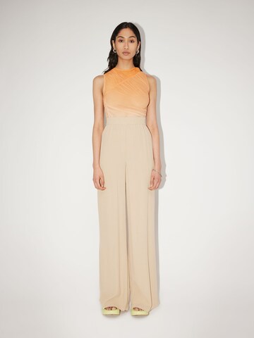 LeGer by Lena Gercke Wide leg Trousers 'Paula' in Beige