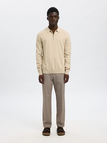 SELECTED Pullover 'SLHBERG' in Beige