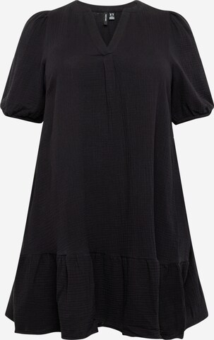 Vero Moda Curve Φόρεμα 'NATALI' σε μαύρο: μπροστά