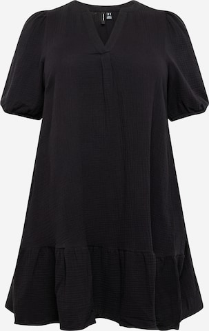 Vero Moda Curve Φόρεμα 'NATALI' σε μαύρο: μπροστά