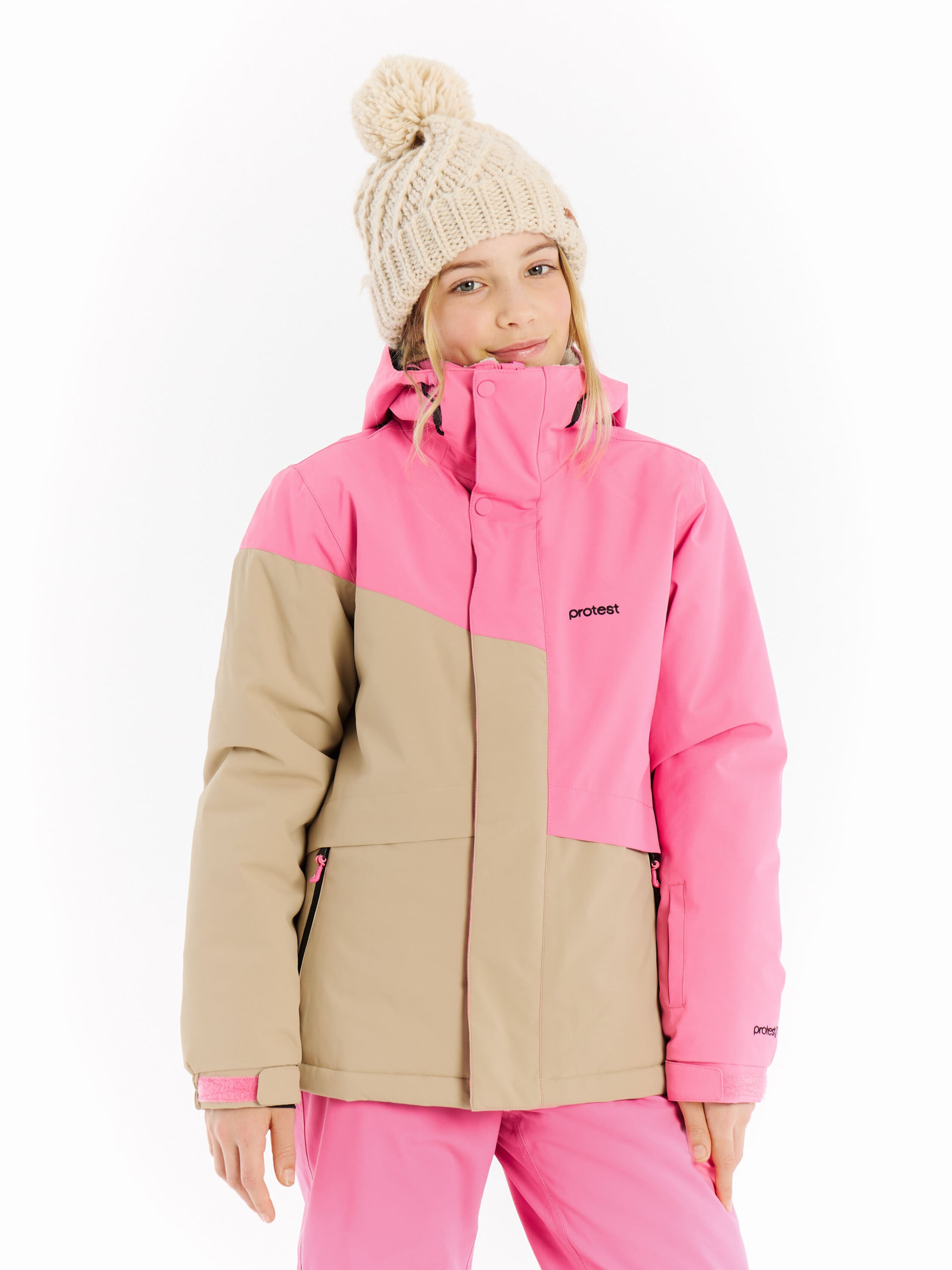 PROTEST Sportjacke 'PRTElodia JR'‌‌‌‌‌‌‌‌‌ in Pink