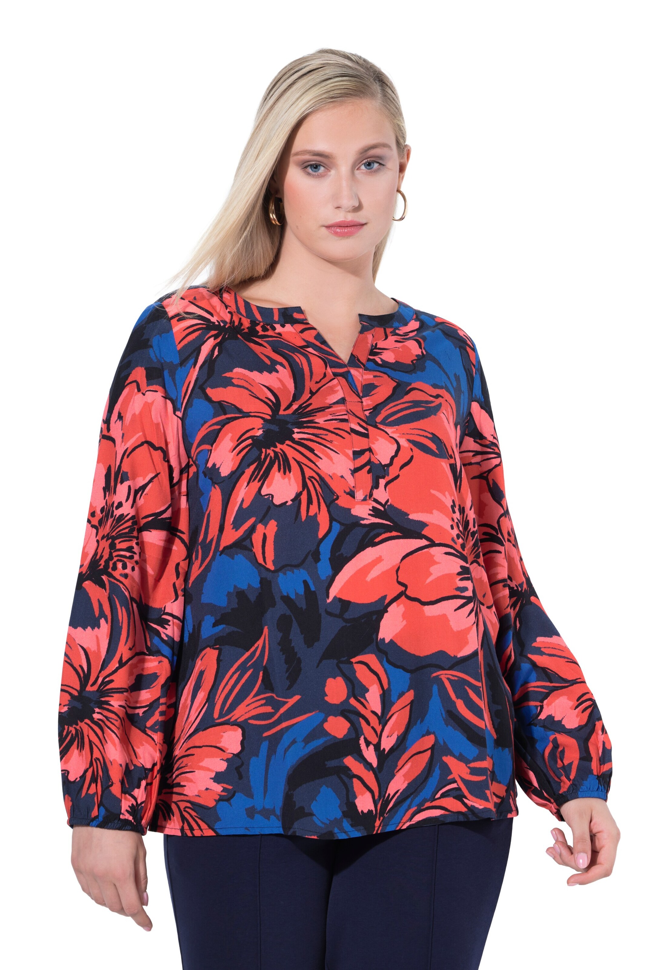 Ulla Popken Tunika in Mischfarben: Vorderseite