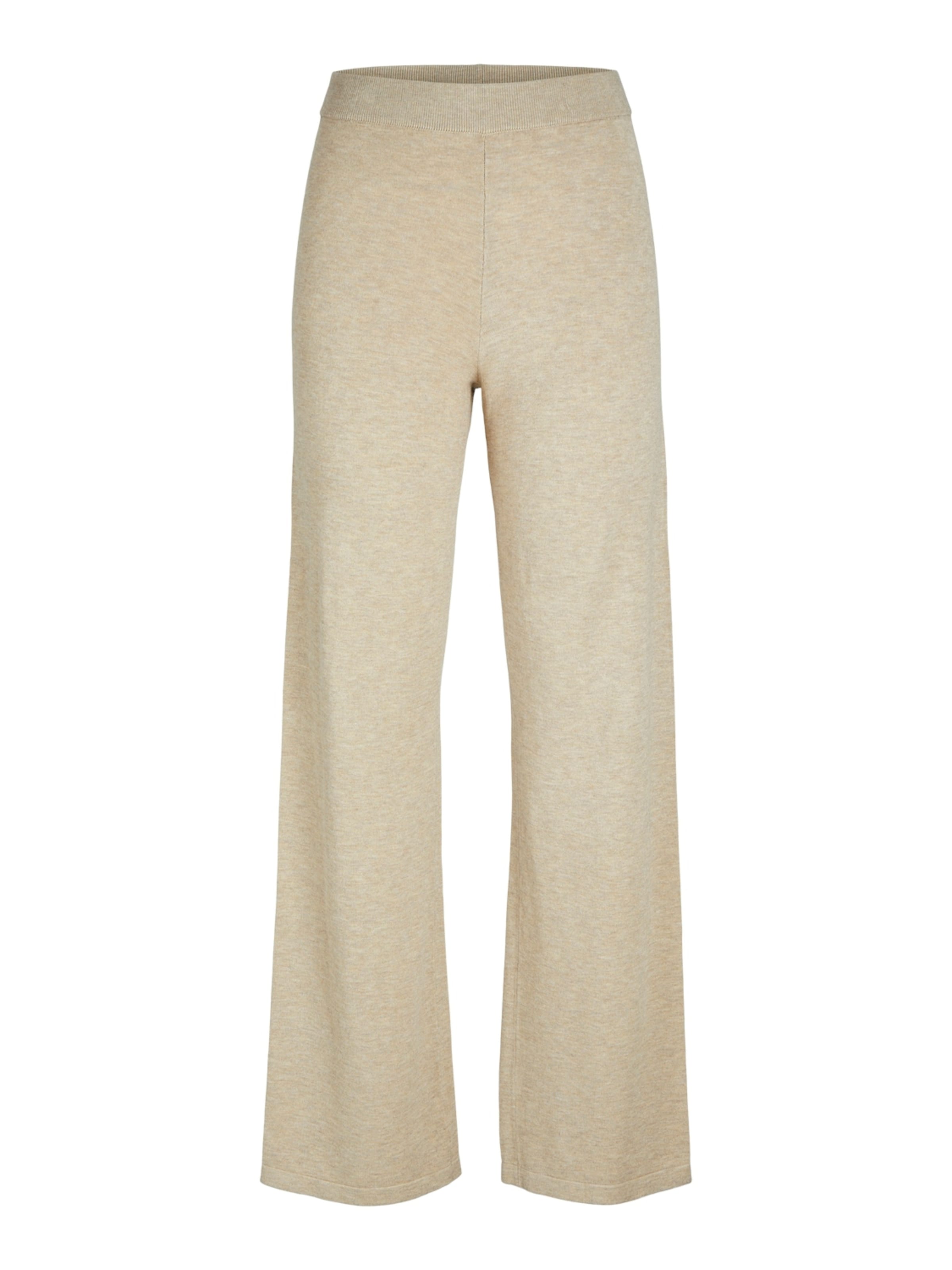 JJXX Lużny krój Spodnie 'JXHarlow' w kolorze beżowy: przód