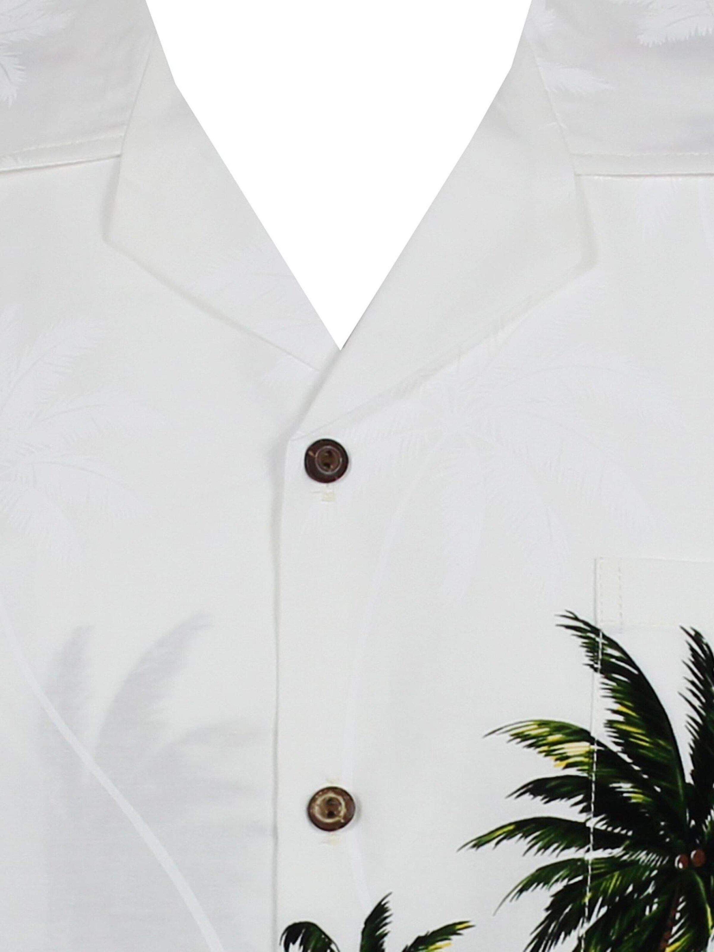 Pacific Legend Regular fit Overhemd 'Papagei' in Wit