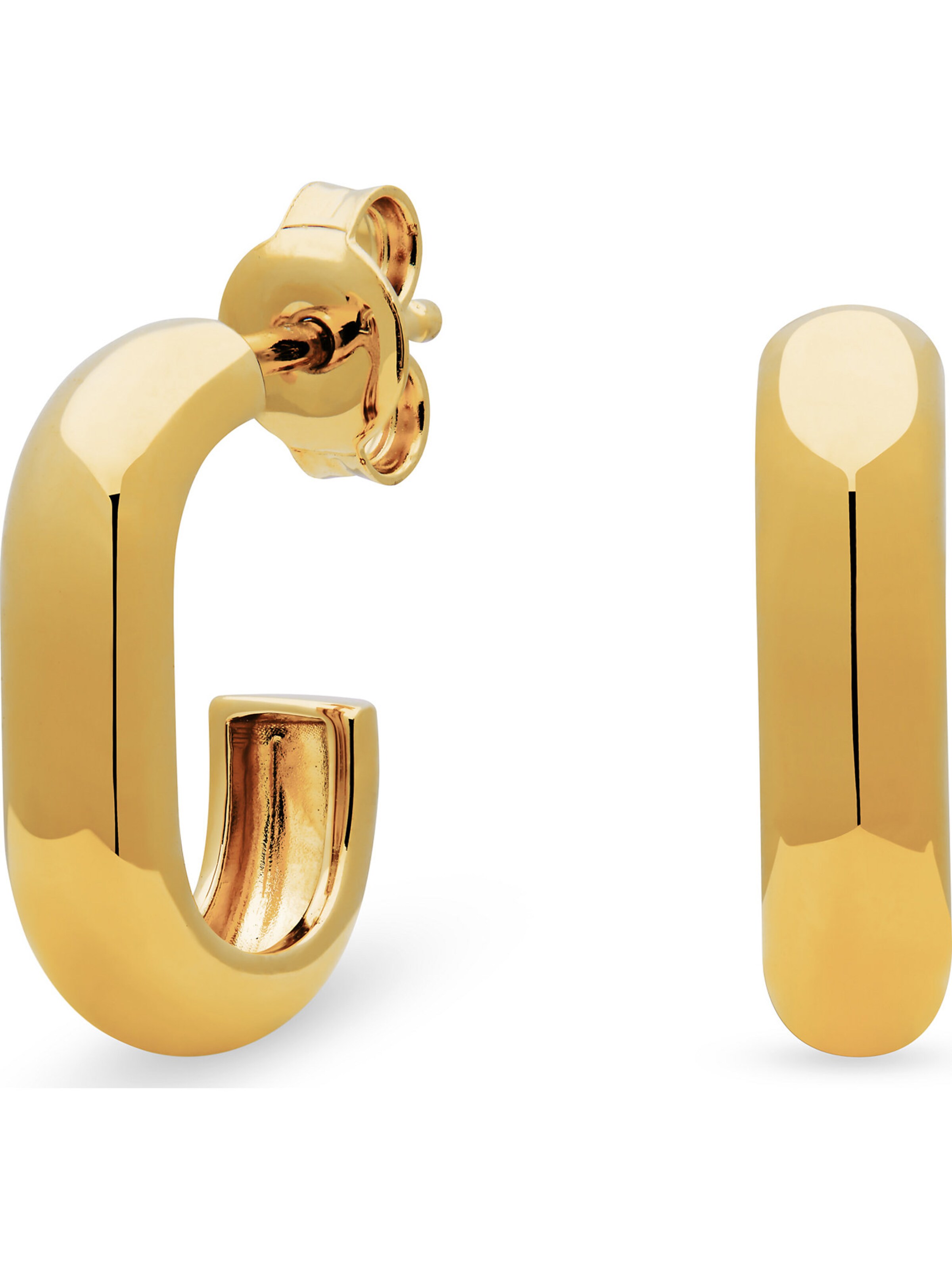 QOOQI Earrings in Yellow