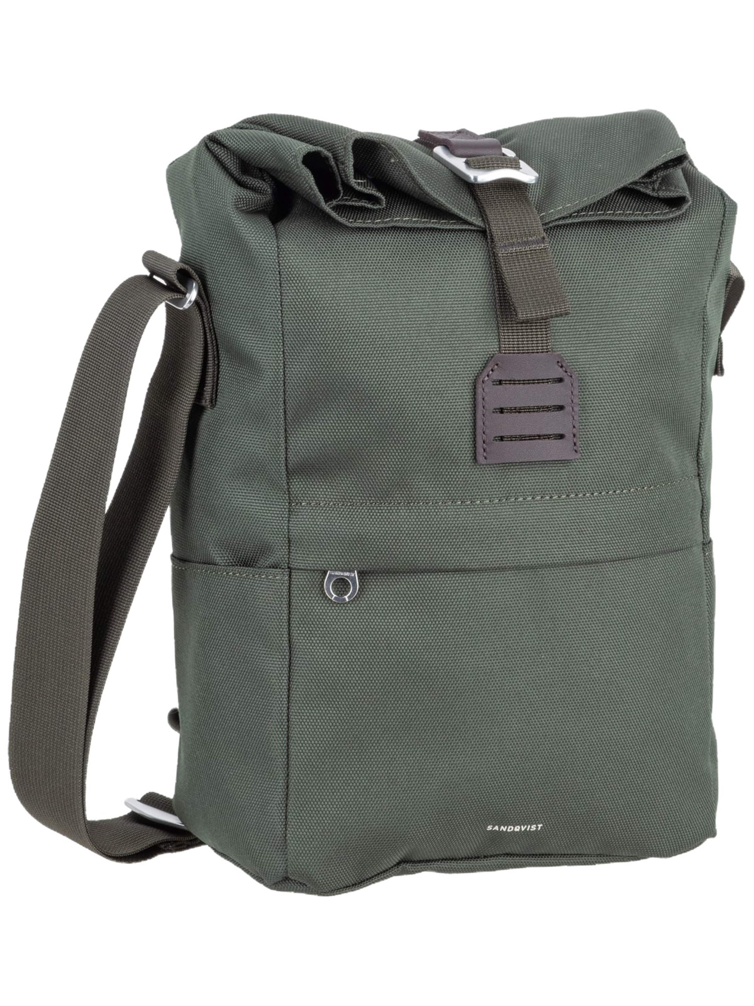 SANDQVIST Backpack in Green: front