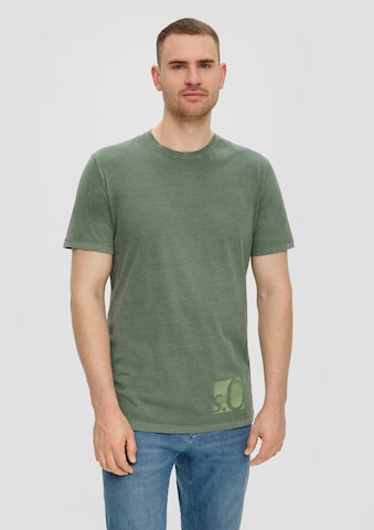 T-Shirt s.Oliver en vert : devant