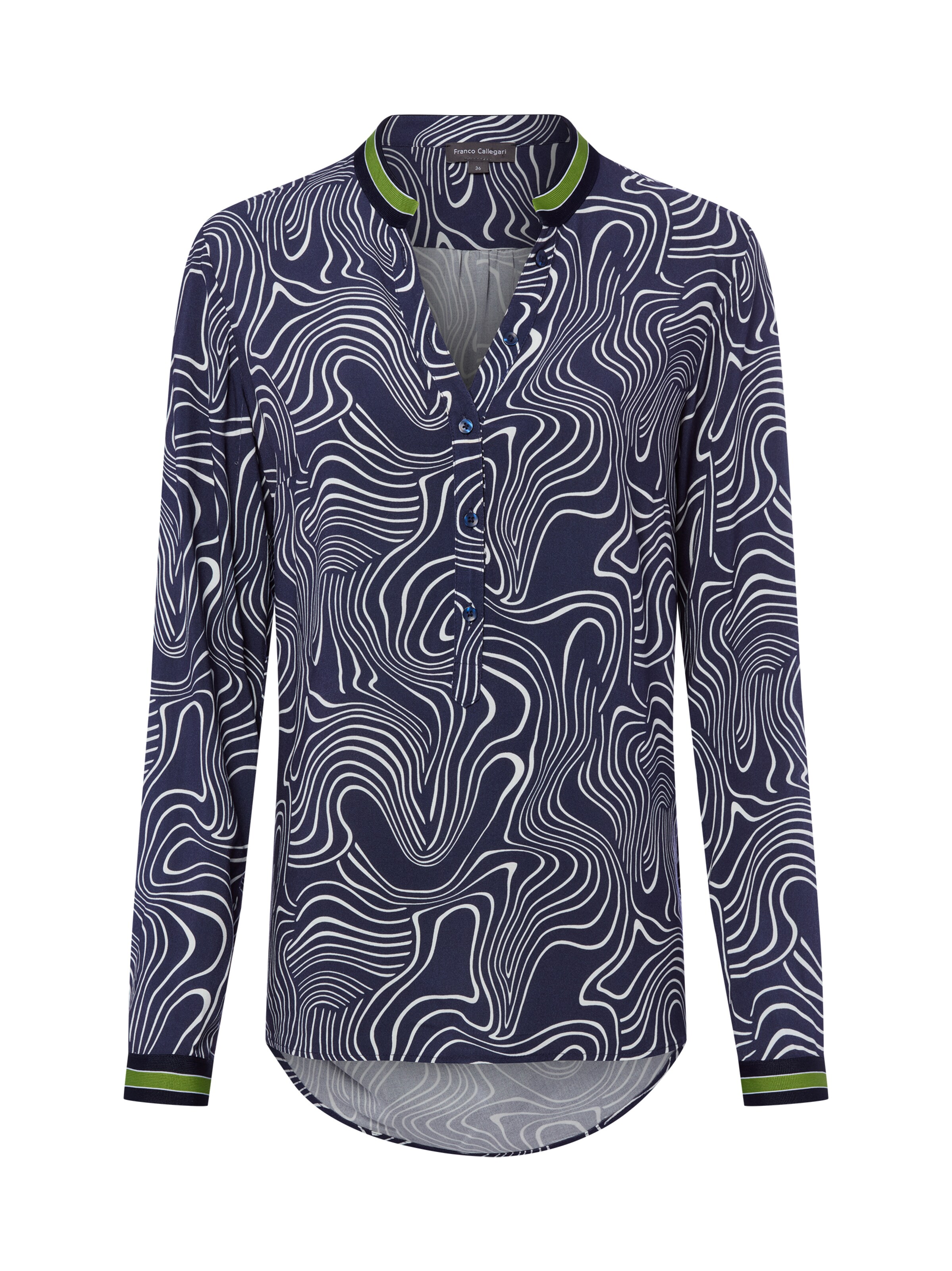 Franco Callegari Blouse in Blue: front