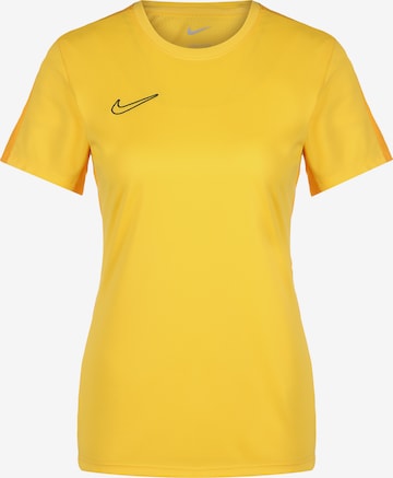 T-shirt fonctionnel 'Academy 23' NIKE en jaune : devant