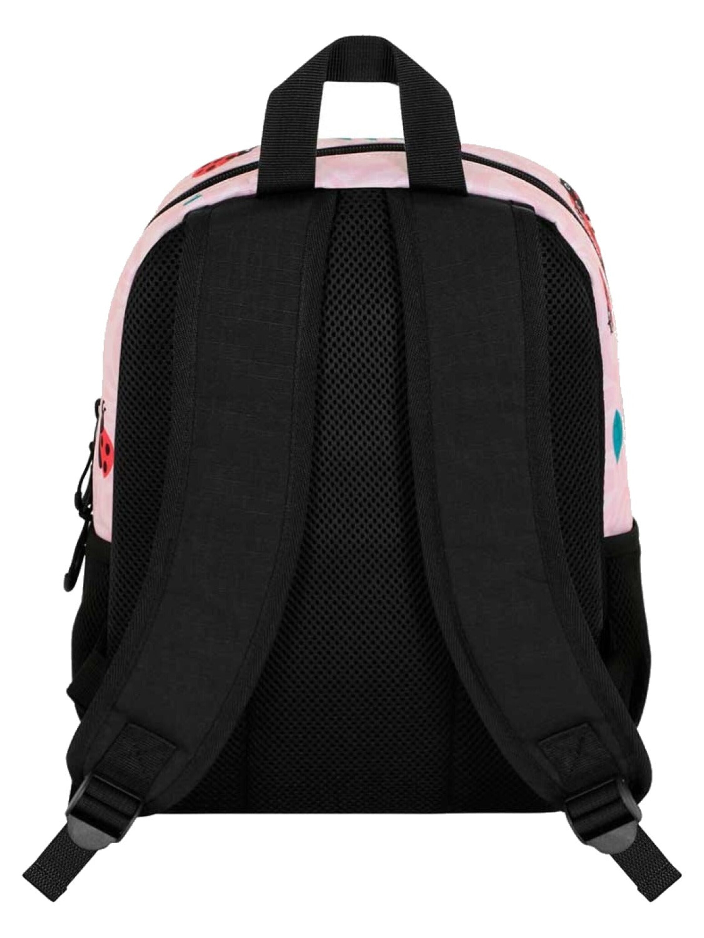 Oh My Pop! Rugzak 'Oh My Pop Rugzak Lieveheersbeestje 2 Vakken Premium Quality Pluche' in Roze