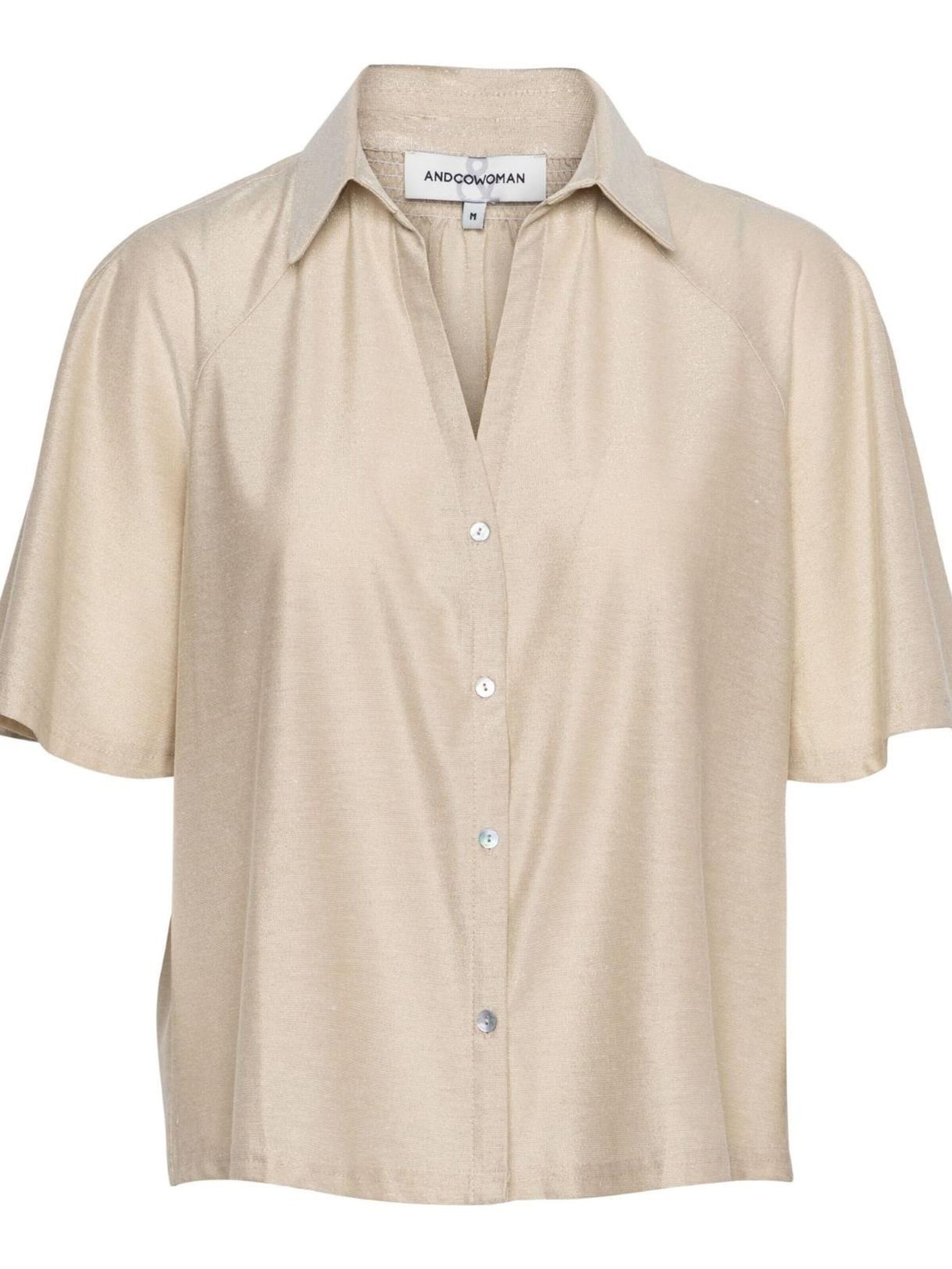 &co woman Blouse '&Co Woman Vanity blouse beige' in Beige