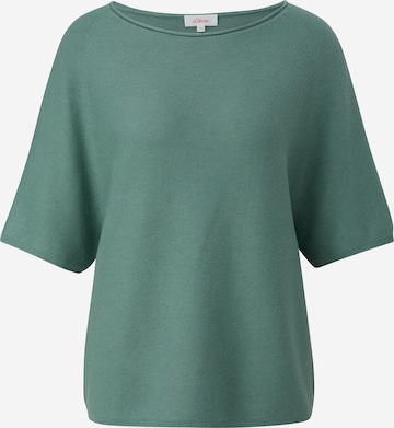 T-shirt s.Oliver en vert : devant