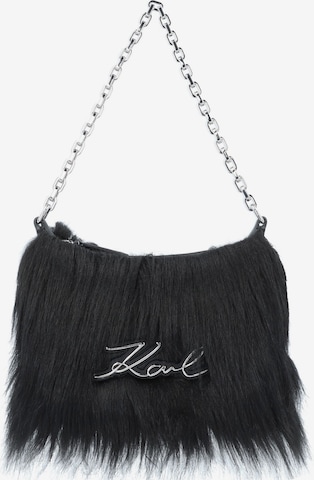 Karl Lagerfeld Shoulder Bag in Black: front