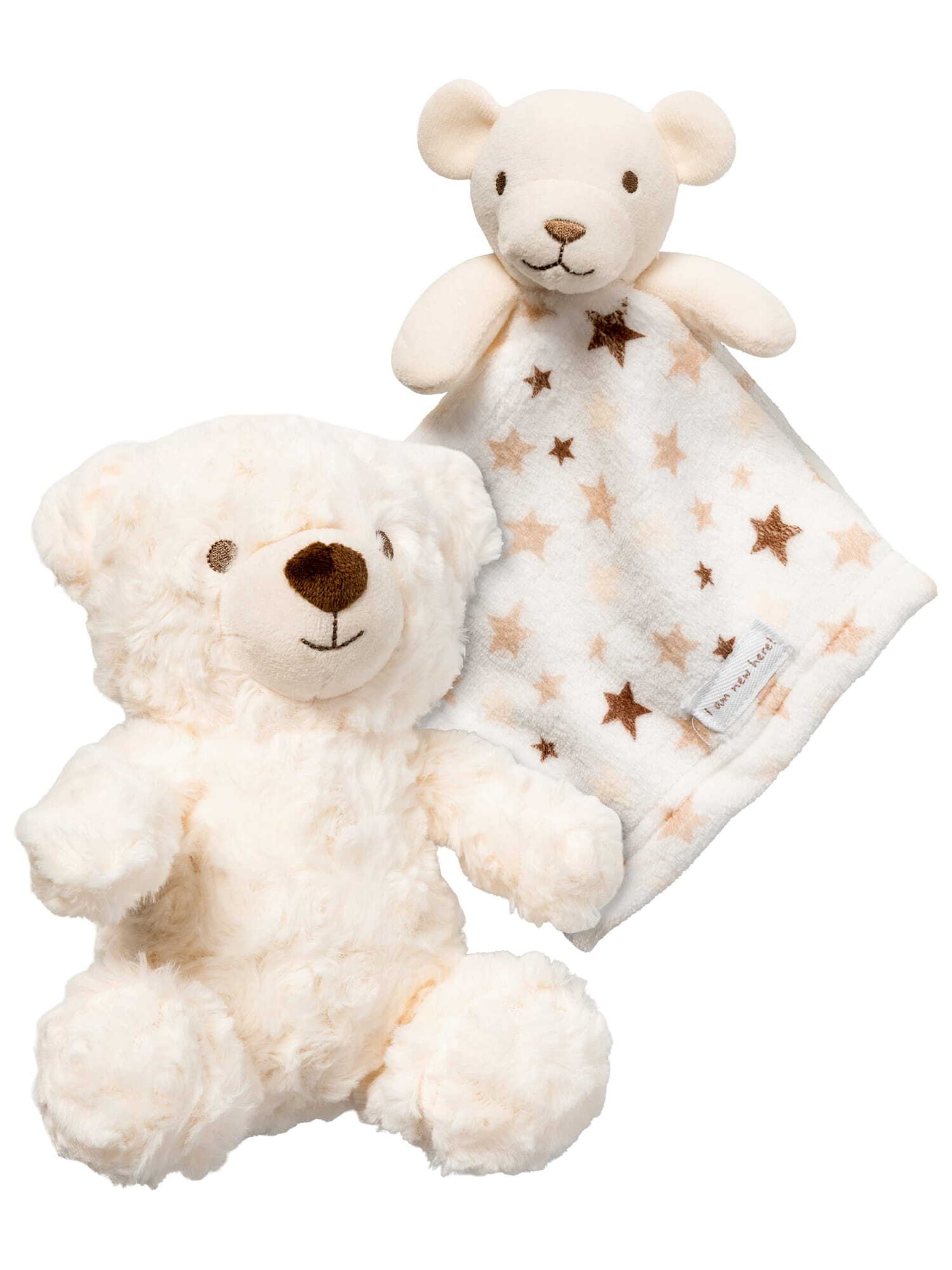 Set 'Bär' Snuggle Tots en blanc : devant
