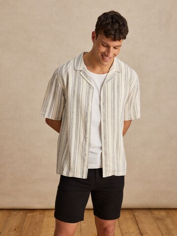 Regular fit Camicia 'Martin' di DAN FOX APPAREL in bianco: frontale