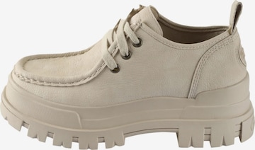BUFFALOCipele na vezanje - bež boja: prednji dio