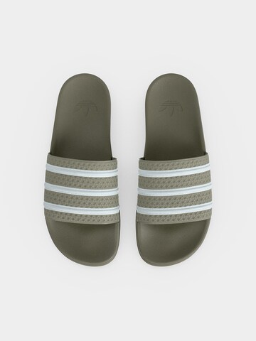 ADIDAS ORIGINALS Pantoletter 'ADILETTE' i grøn