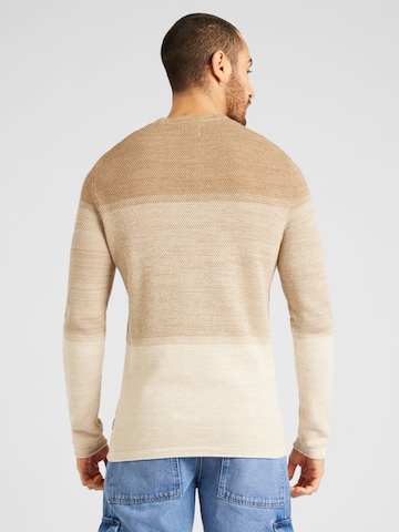 Coupe regular Pull-over 'Panter' Only & Sons en beige