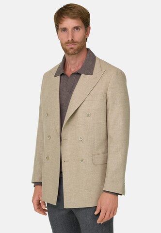 Boggi Milano Regular fit Colbert in Beige: voorkant